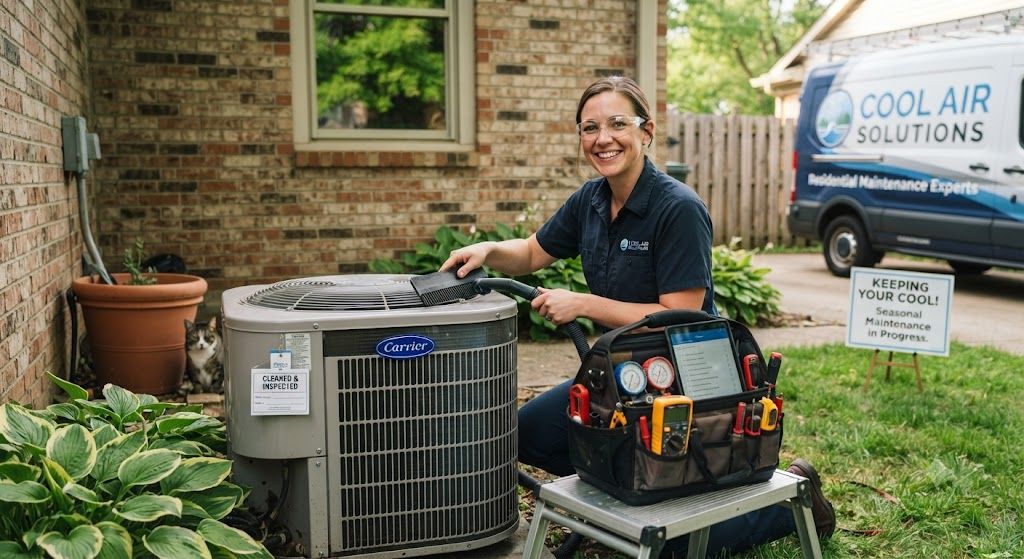 Residential air conditioning maintenance