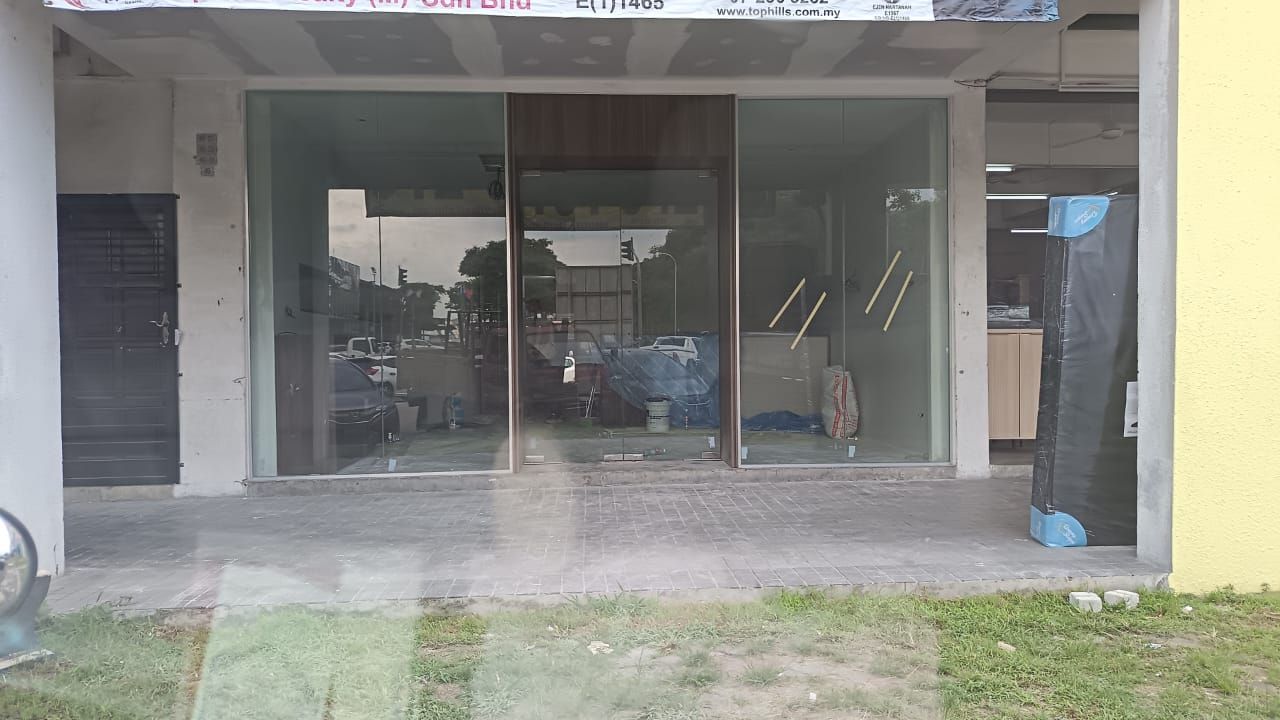 Shop Front Glass & Door At Permas Jaya Johor Bahru