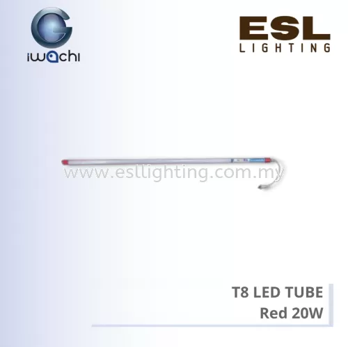 IWACHI T8 LED TUBE RED 20W 