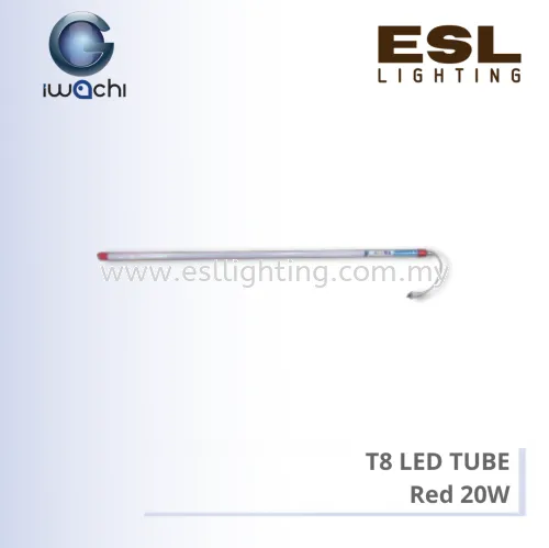 IWACHI T8 LED TUBE RED 20W 