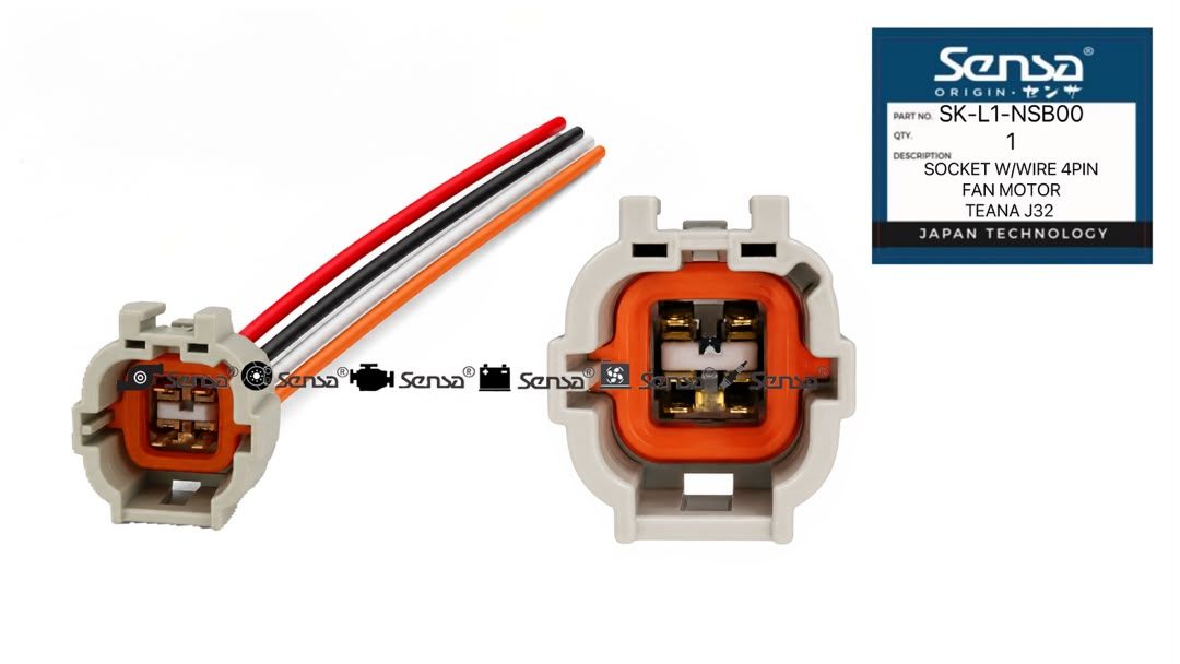 NIS FAN MOTOR SOCKET (M) 2PIN