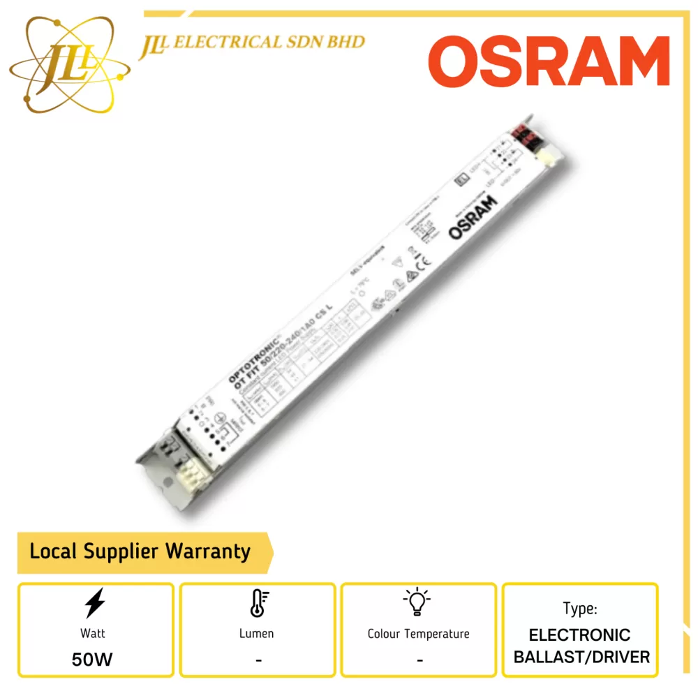 OSRAM OT FIT 50/220-240/1AO CS L LED ELECTRONIC BALLAST/DRIVER 