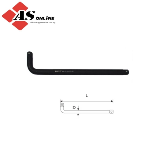 1/2" Dr. L-Handle 10 In. (CRMO) / Model: TZ50047610