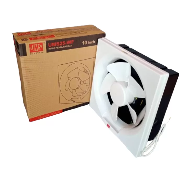 UMS 25-WF 10” Wall Exhaust Fan (White)
