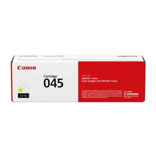 Canon Cartridge 045 YELLOW Original Colour Toner (for LBP-611Cn/613Cdw)