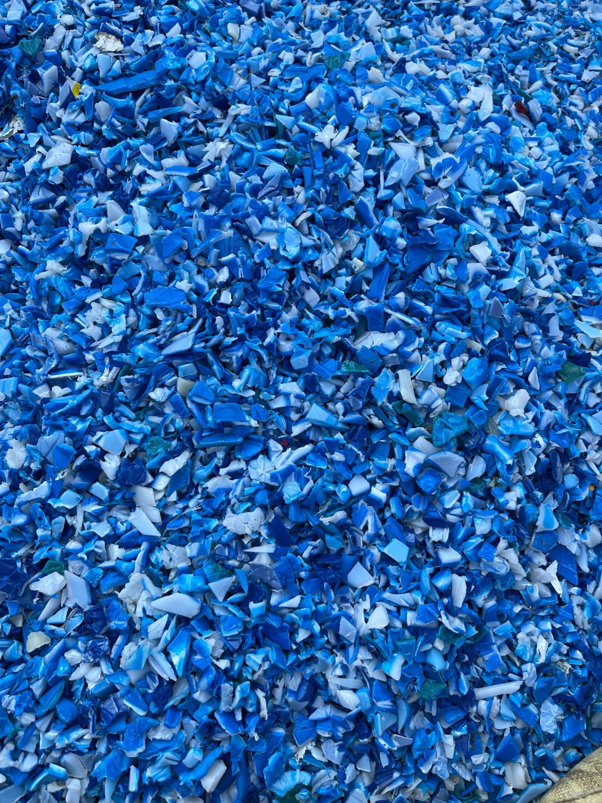 HDPE Blue Drum Regrind