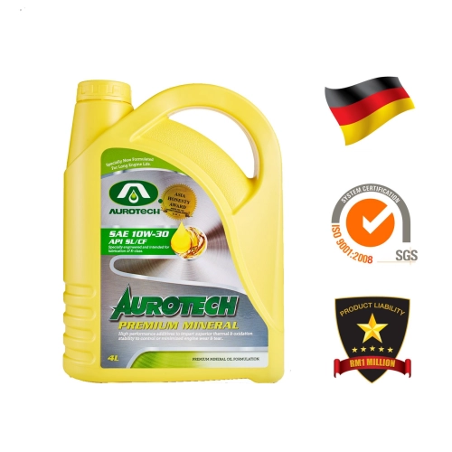 Aurotech Engine Oil 10W-30 Premium Mineral (4L)