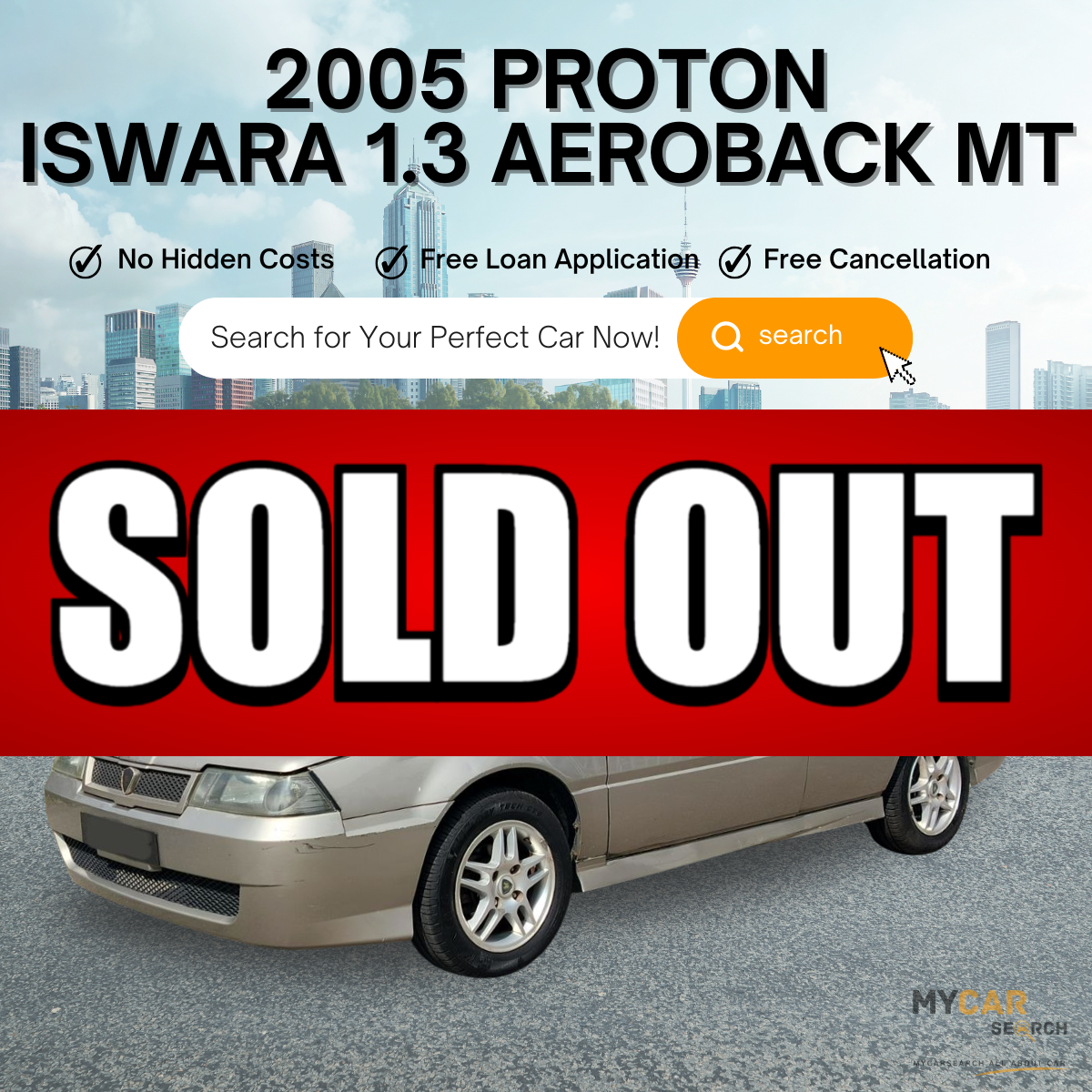 2005 PROTON ISWARA 1.3 AEROBACK MT