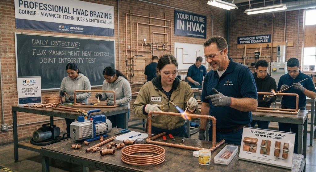 professional HVAC brazing course