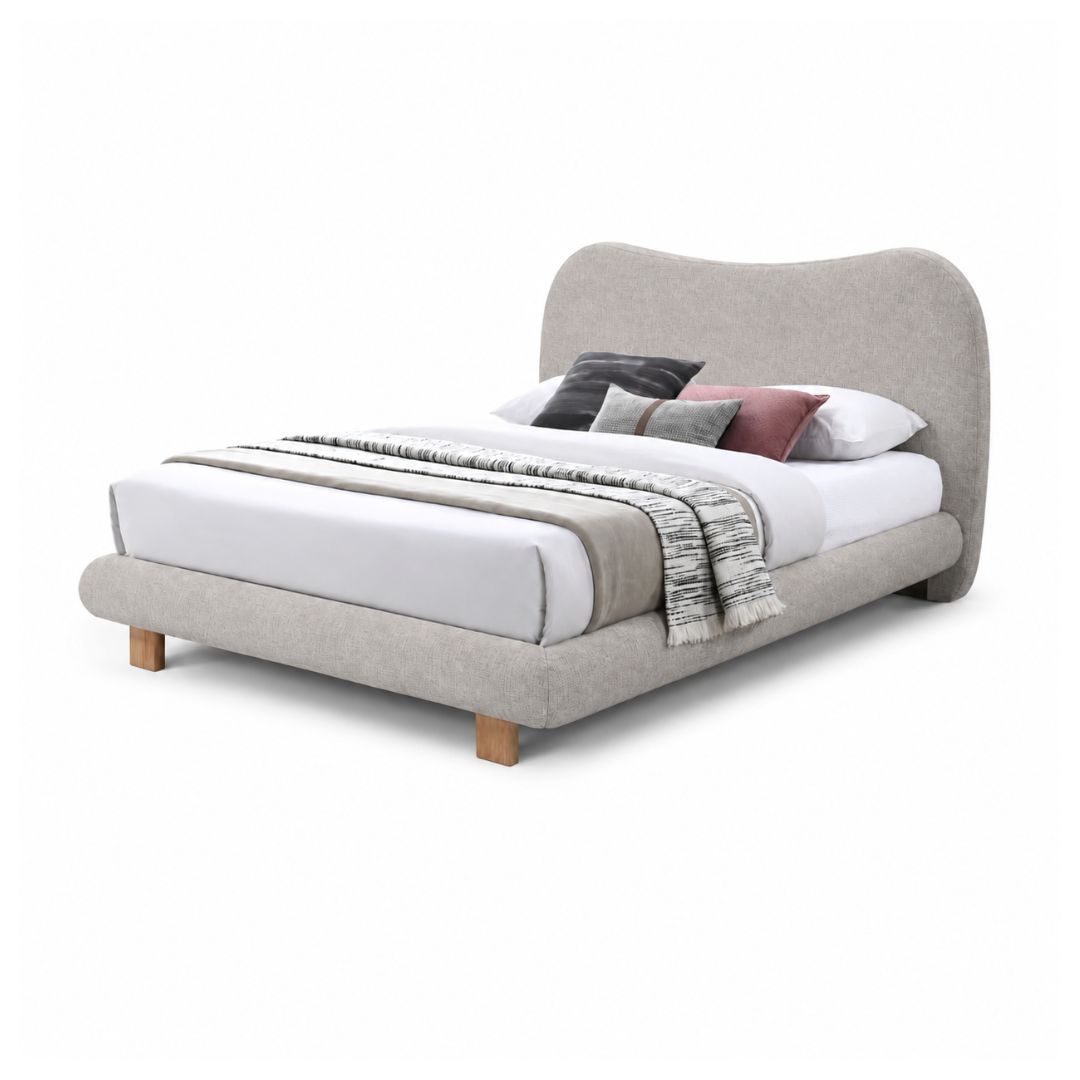 Modern Bedframe with Curved Headboard