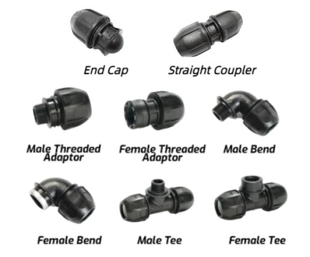 Polypropylene(PP) Push Fit Compression Fittings