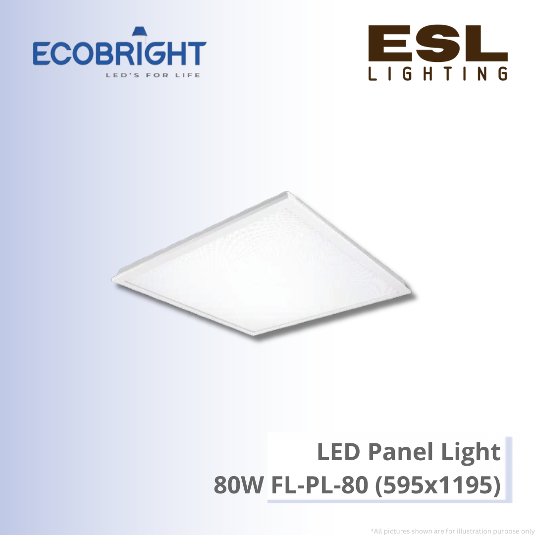 ECOBRIGHT LED Panel Light 80W - FL-PL-80 595x1195 PHILIPS LED Driver