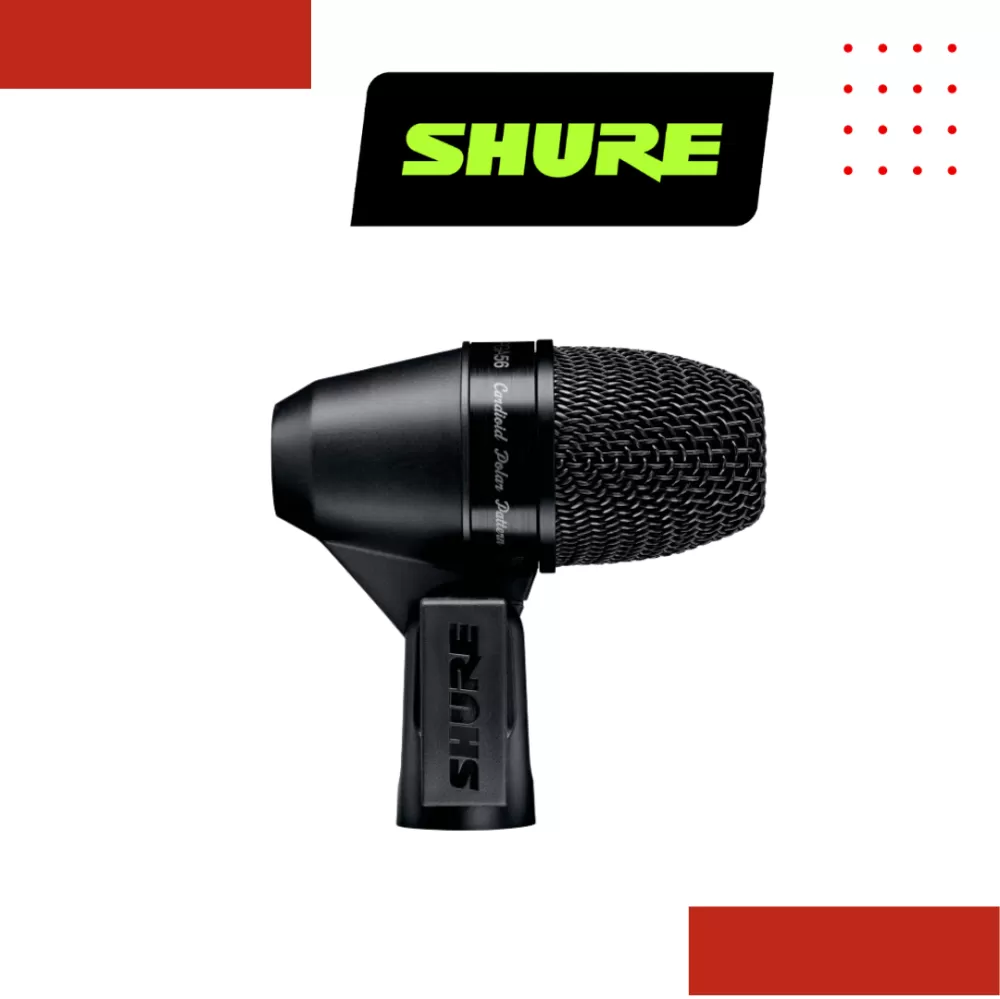 Shure PGA56-LC Cardioid Dynamic Snare/Tom Microphone