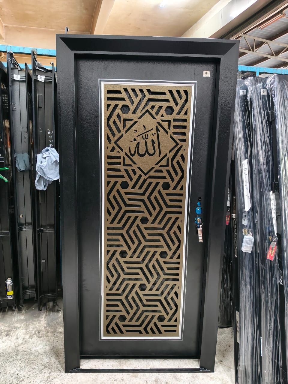 SAFETY DOOR 6X7 BLUE LC689 JAWI A GREEN RH[OPEN IN]