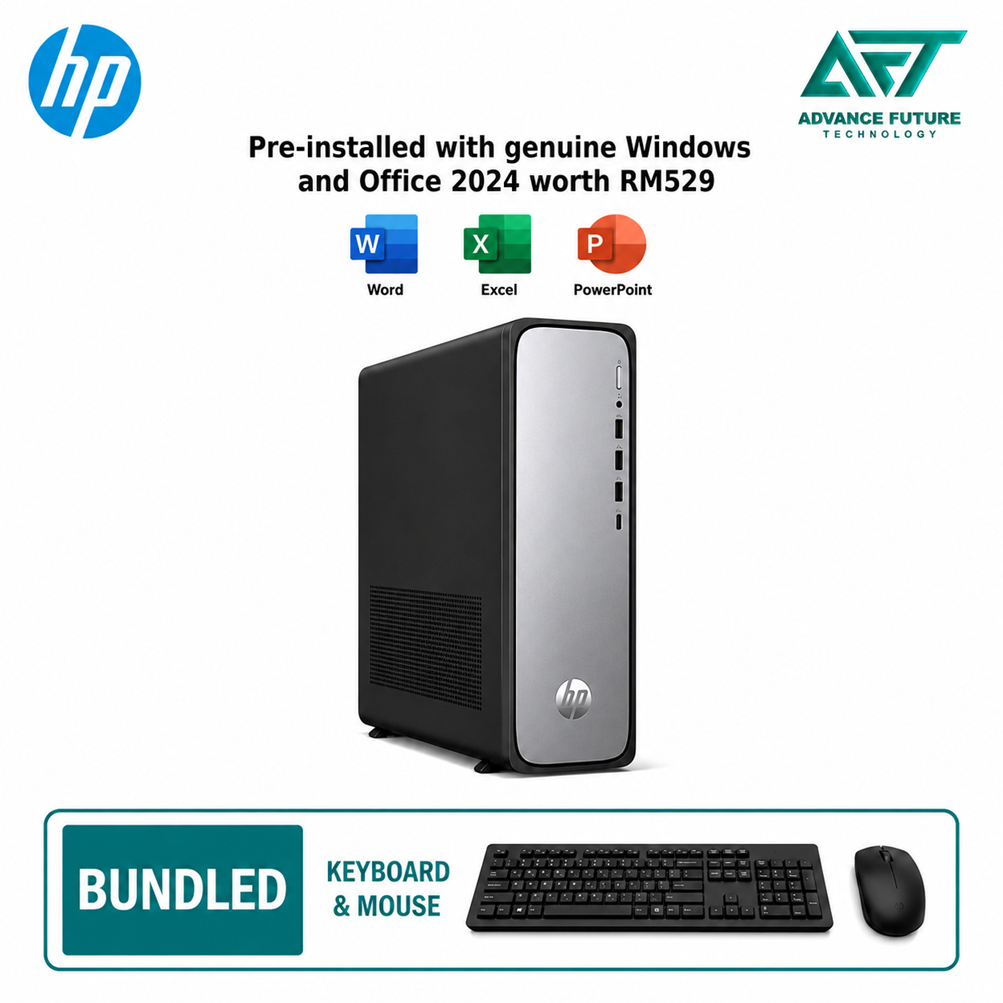 HP OmniDesk Slim S03-0044d Desktop PC ( Intel Core i7 14700, 16GB, 512GB SSD, Intel, W11, H&S 2024&M365 )