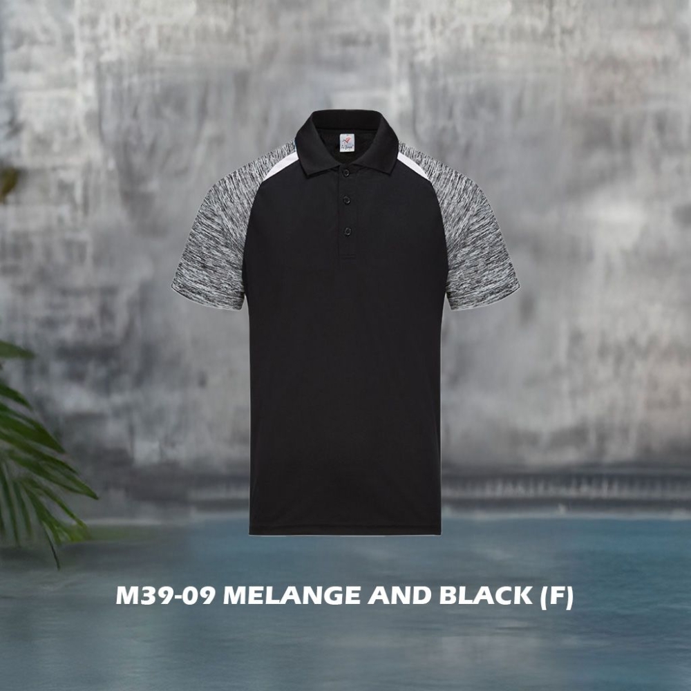 M39-09 Melange and Black