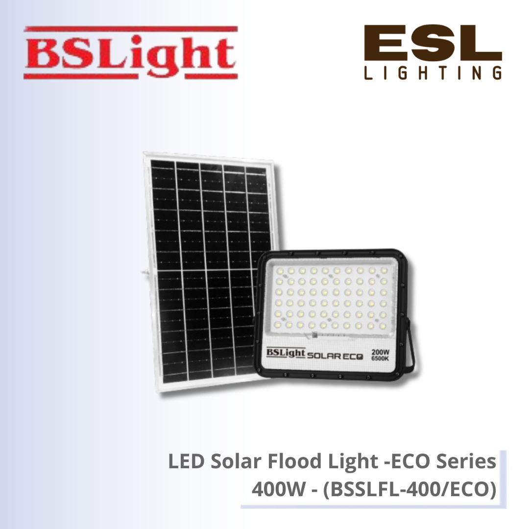 BSLight LED Solar Flood Light (ECO Series) 400W - BSSLFL-400/ECO [SIRIM]