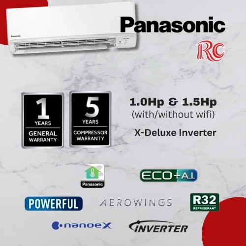 PANASONIC STANDARD INVERTER (CS-PU_XKH-1 PU SERIES R32)