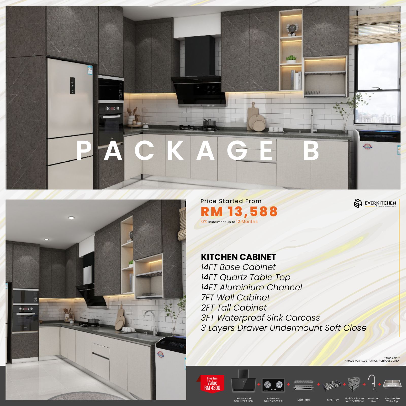 Kitchen Cabinet Package B