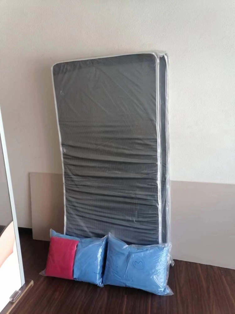 Single Mattress Set with Pillow Bedsheets Blanket | Hostel Furniture Set | Tilam Bujang Asrama Bantal Murah | KL | Penang | Shah Alam | Klang | Muar | Johor bahru | Sungai Petani | Kedah | Kulim | lunas