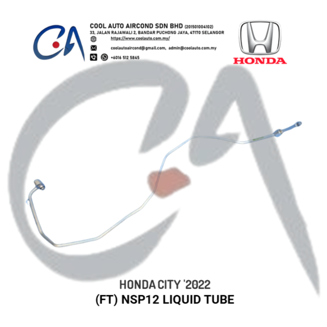 HONDA CITY '2022 (FT) NSP12 LIQUID TUBE