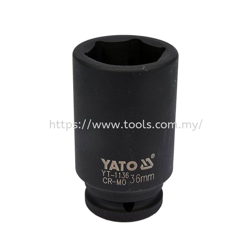 YT-1136 Hexagonal Deep Impact Socket 36mm