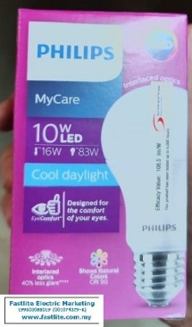 Philips MyCare EyeComfort 10W A60 E27 LED bulb