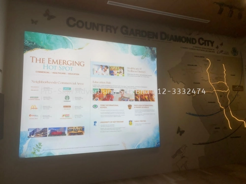 FABRIC LIGHTBOX (DIAMOND CITY SALES GALLERY, 2022, SEMENYIH)