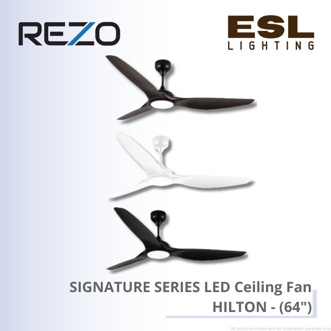 REZO SIGNATURE SERIES LED Ceiling Fan HILTON - 64"