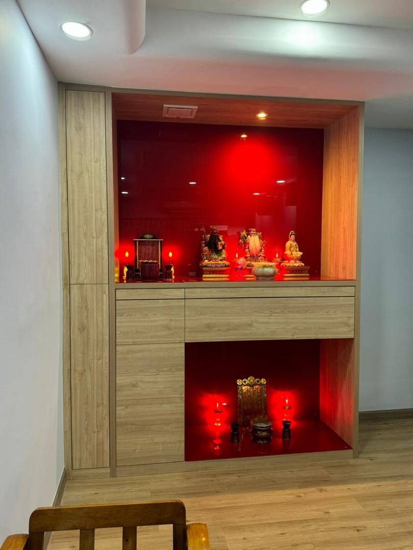 LAMINATED ALTAR CABINET | LIVING AT BANDAR BOTANIC | BUKIT RAJA | AMBANG BOTANIC