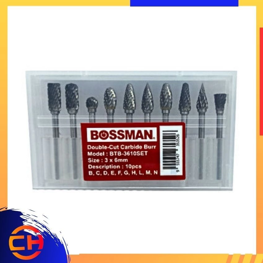 BOSSMAN TCT CARBIDE BTB3310SET/ BTB3610SET/ BTB5SET COMBO SET 