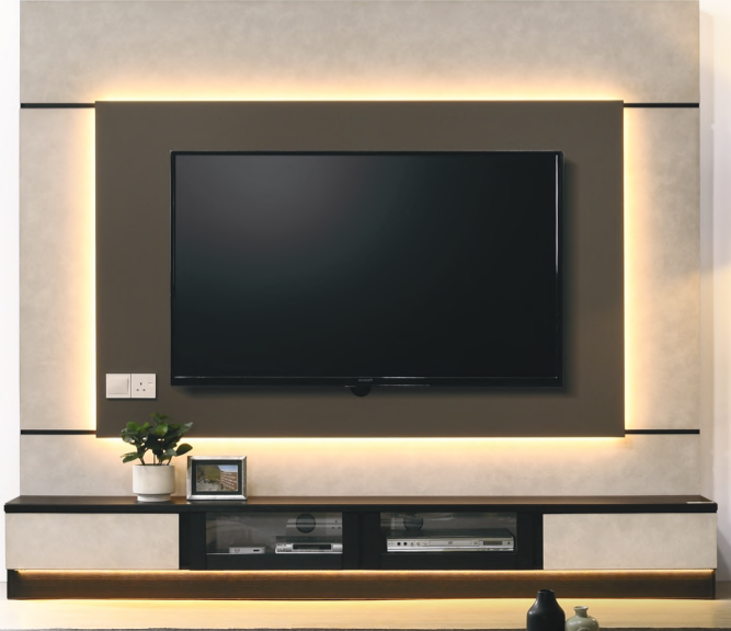 VD-1089-8' WALL STAND TV CABINET (LCD SERIES)