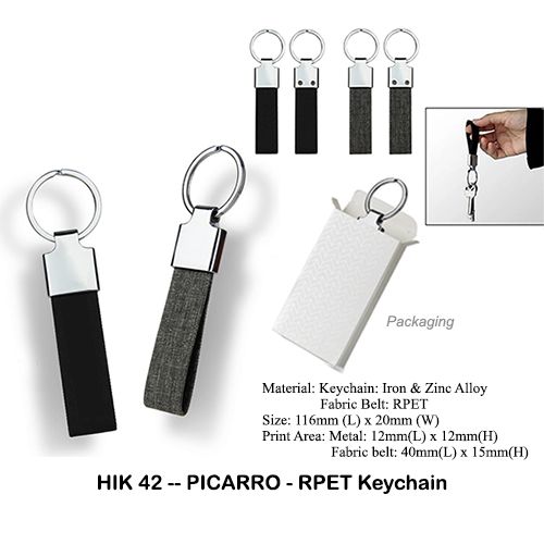 HIK42 -- PICARRO - (RPET) Keychain