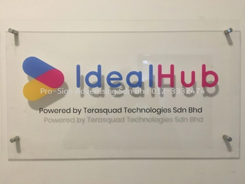 CLEAR ACRYLIC UV DIRECT PRINT (IDEALHUB, PJ, 2019)