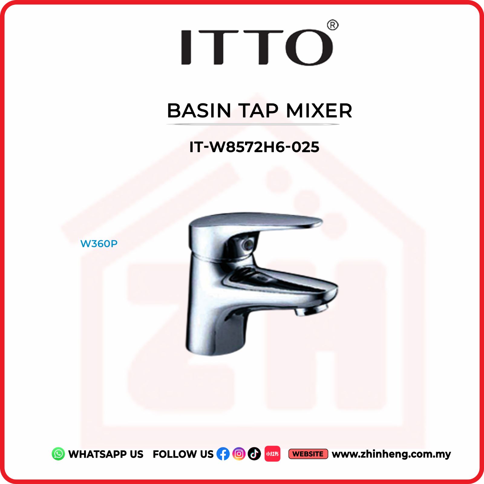 ITTO BASIN TAP MIXER  IT-W8572H6-025