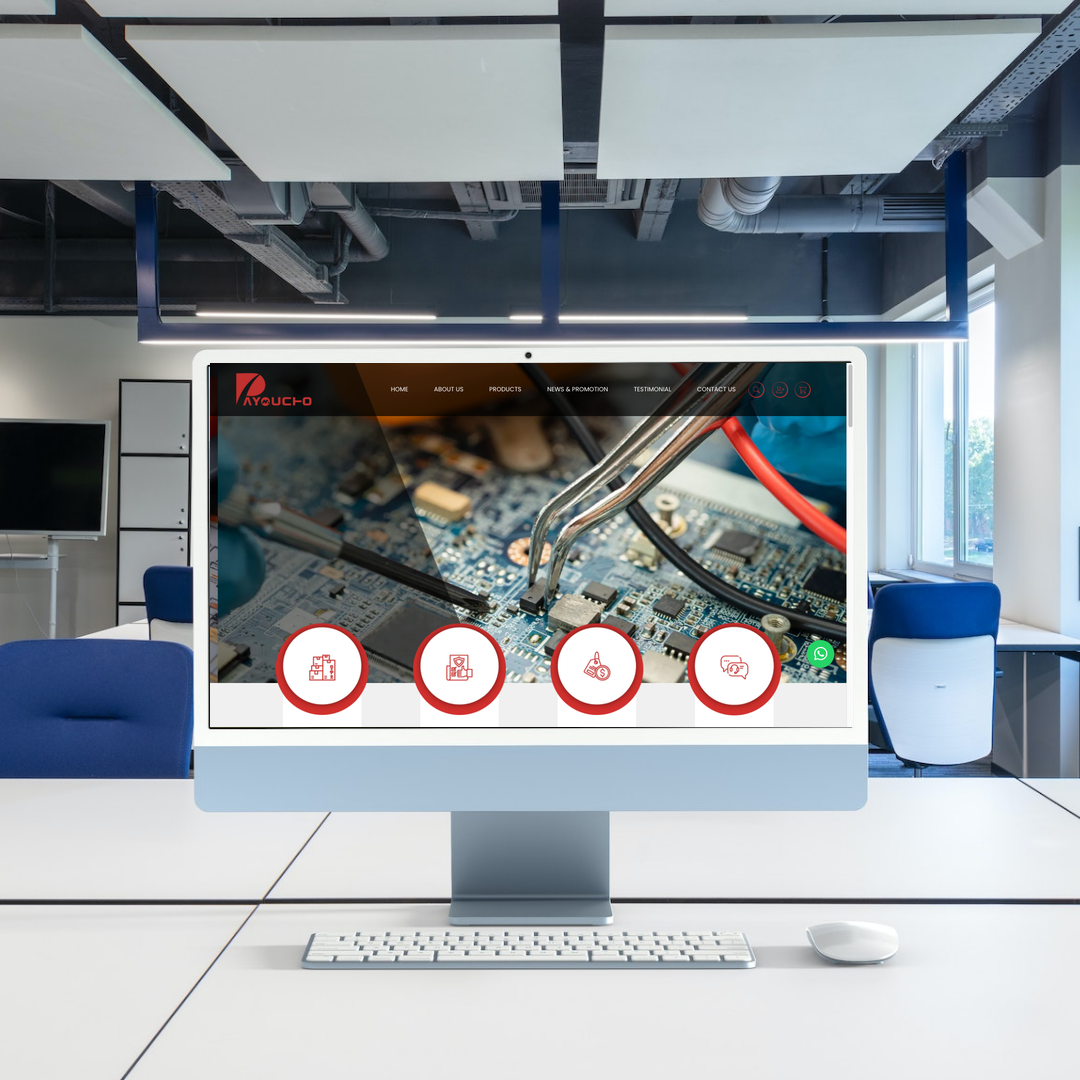 Electronics Supplier Website Design & SEO Case Study | Johor
