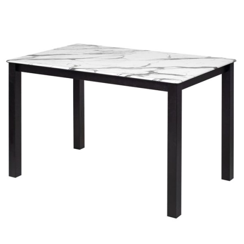 BENJAMIN 700 x 1200 mm Dining Table Marble White