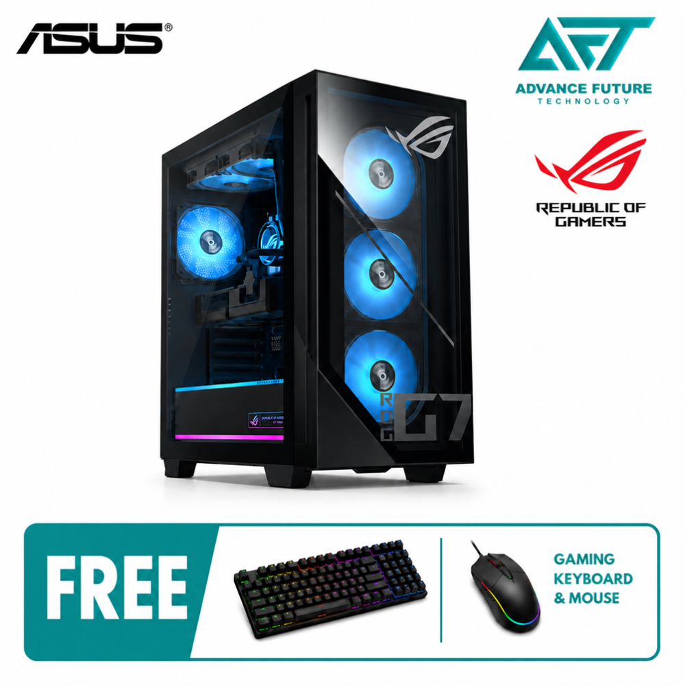 Asus ROG G700TF-7265KF279W Full Tower Gaming Desktop PC ( Intel Core Ultra 7 265KF, 32GB, 1TB SSD, RTX5070, W11 )