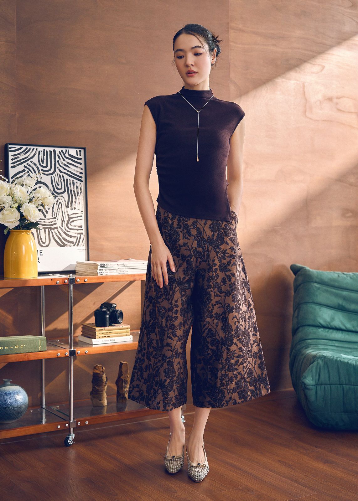 Celeste Drape Neck Top