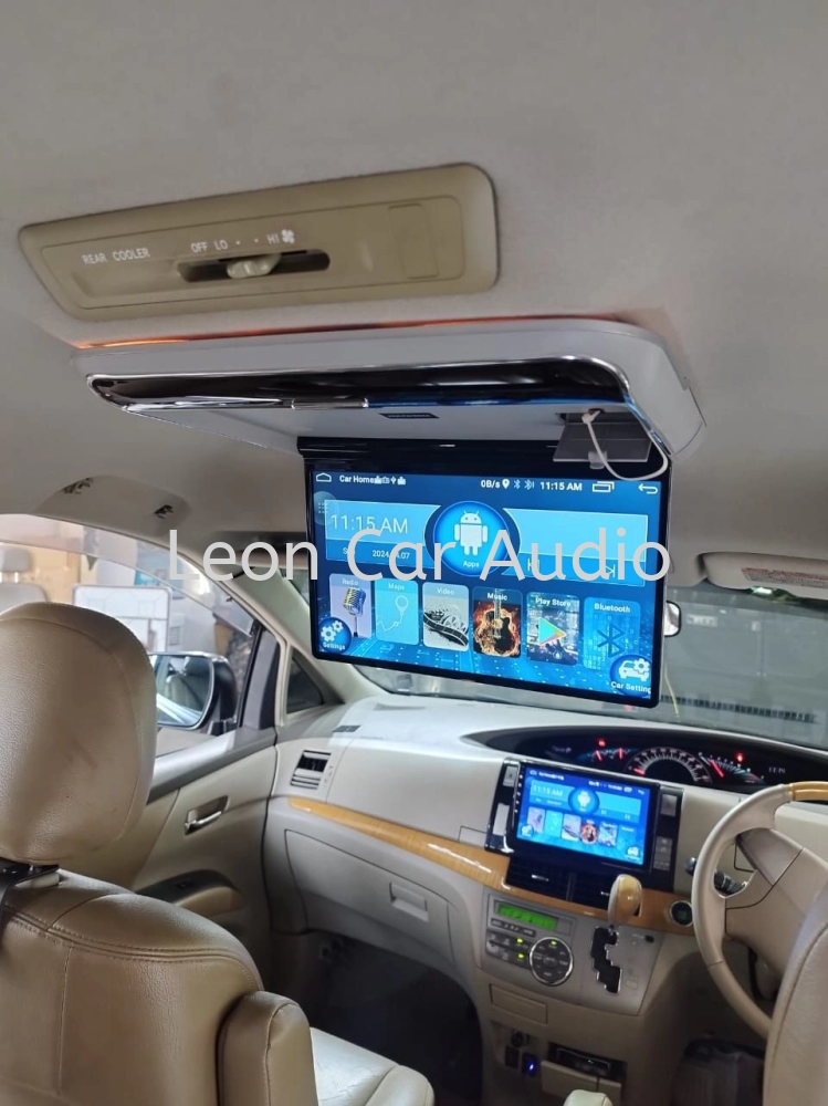 Toyota estima acr50 14" fhd hdmi usb mp4 roof led monitor