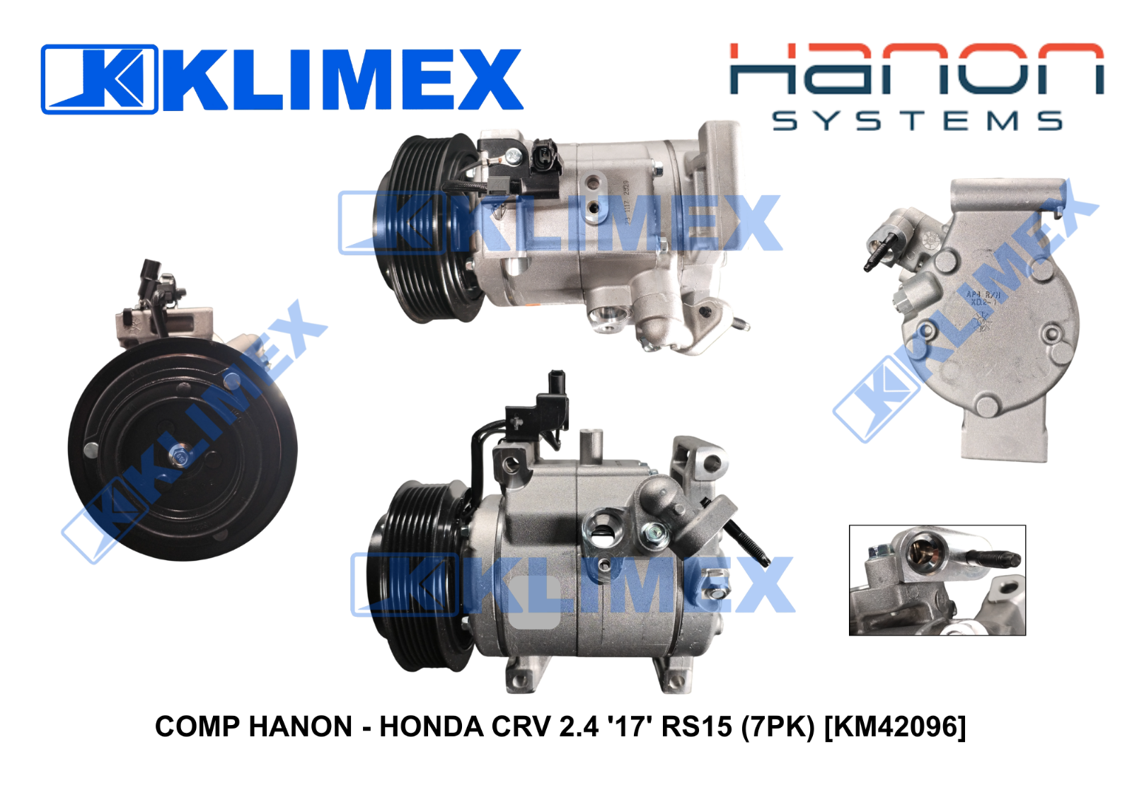 COMP HANON - HONDA CRV 2.4 '17' RS15 (7PK) [KM42096]