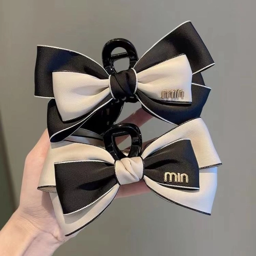 KOREAN WOMEN RIBBON MIU HAIR CLIP ˫ɫץ - Minizzy Enterprise