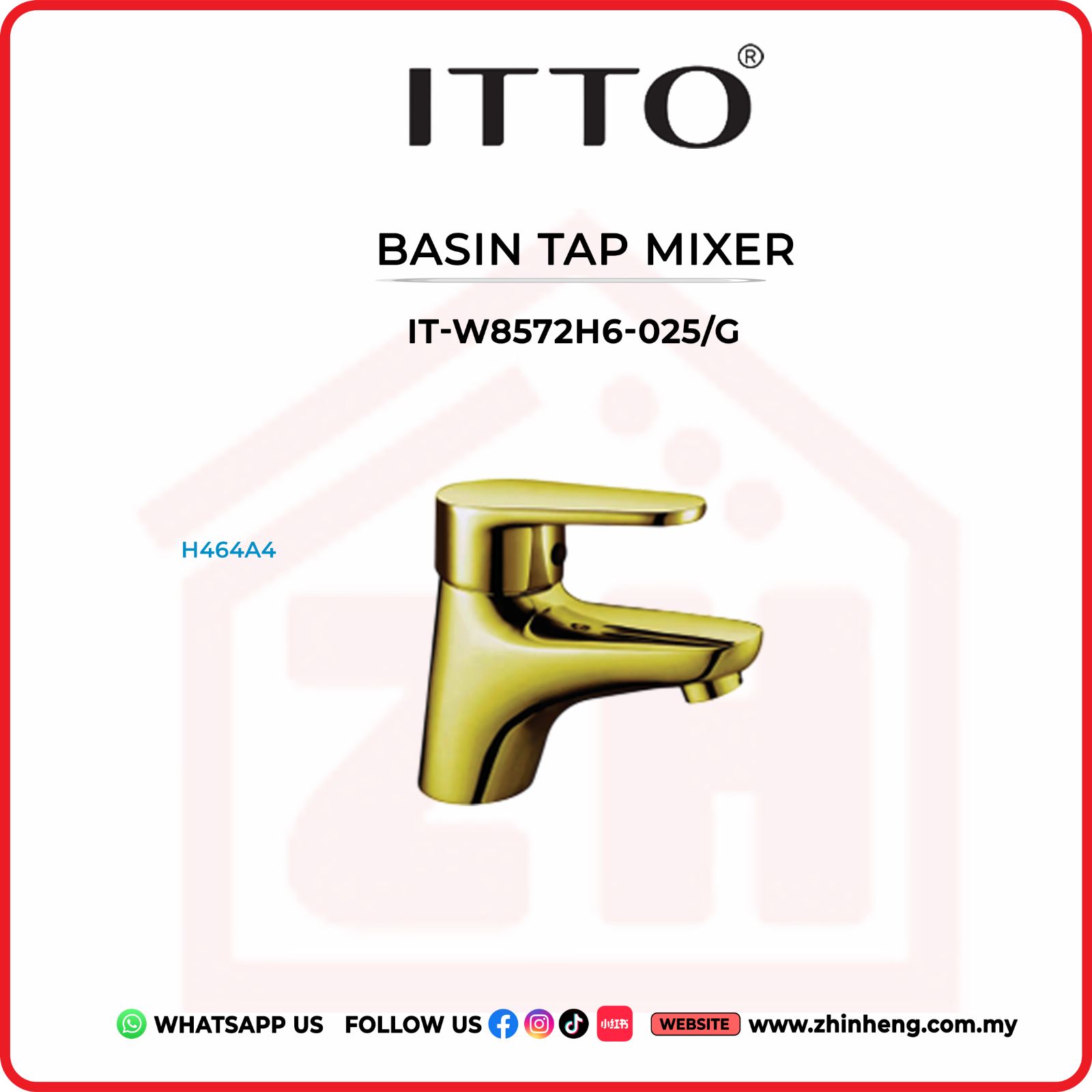 ITTO BASIN TAP MIXER  IT-W8572H6-025/G