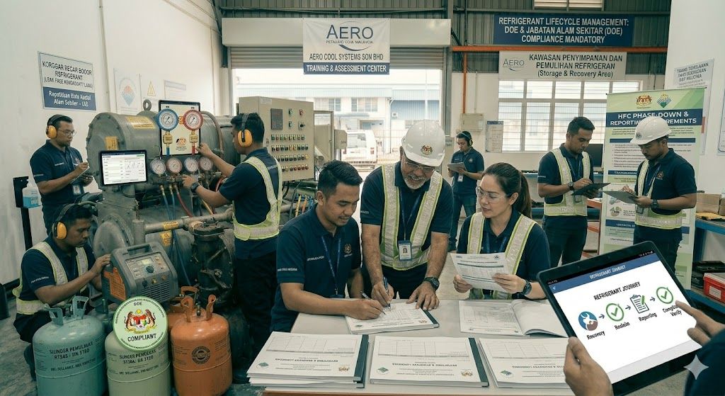 industrial refrigerant lifecycle management Malaysia compliance
