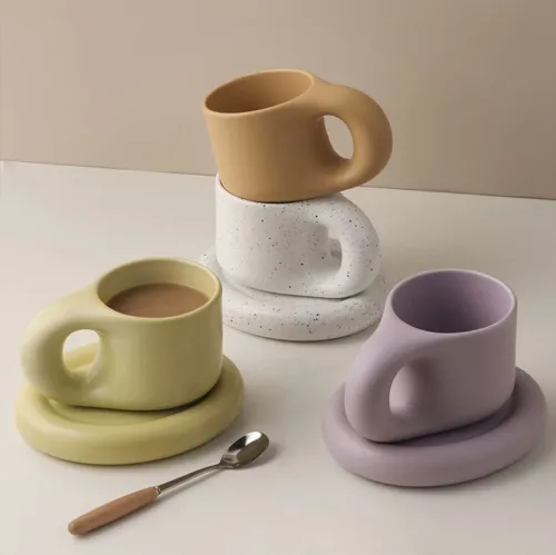 Creative Thick Handle Mug