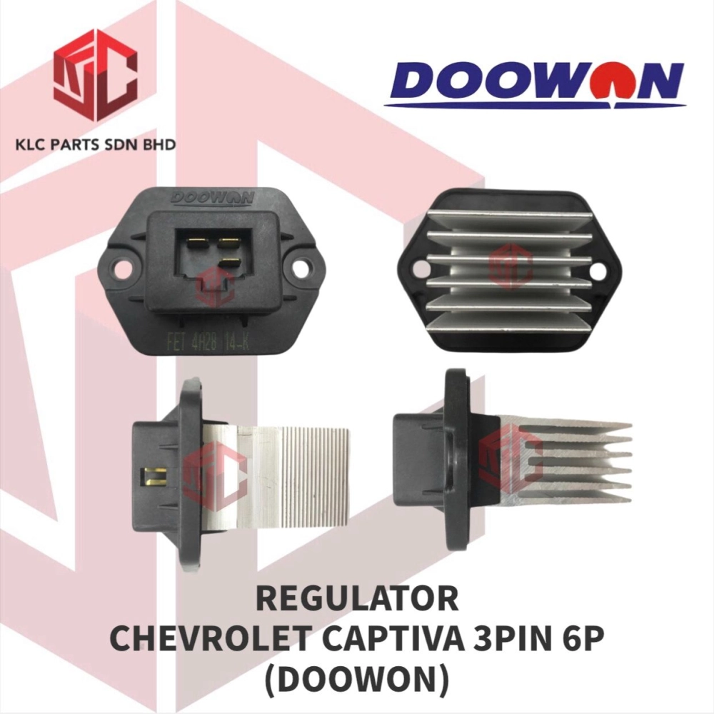 REGULATOR CHEVROLET CAPTIVA 3PIN 6P BLACK (ORIGINAL)