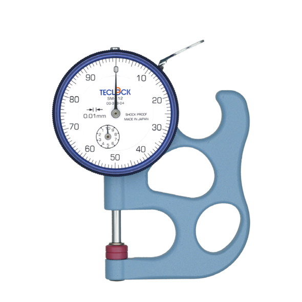 Teclock Dial Thickness Gauge, 10mm/0.01 – SM-112 Series
