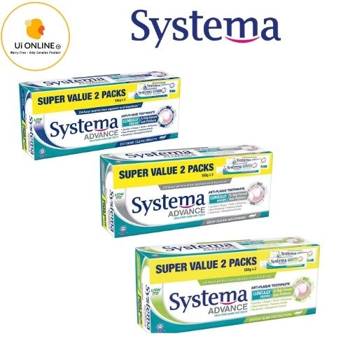 SYSTEMA ADVANCE TOOTHPASTE 130g X 2 - ( SUPER VALUE 2 PACKS )