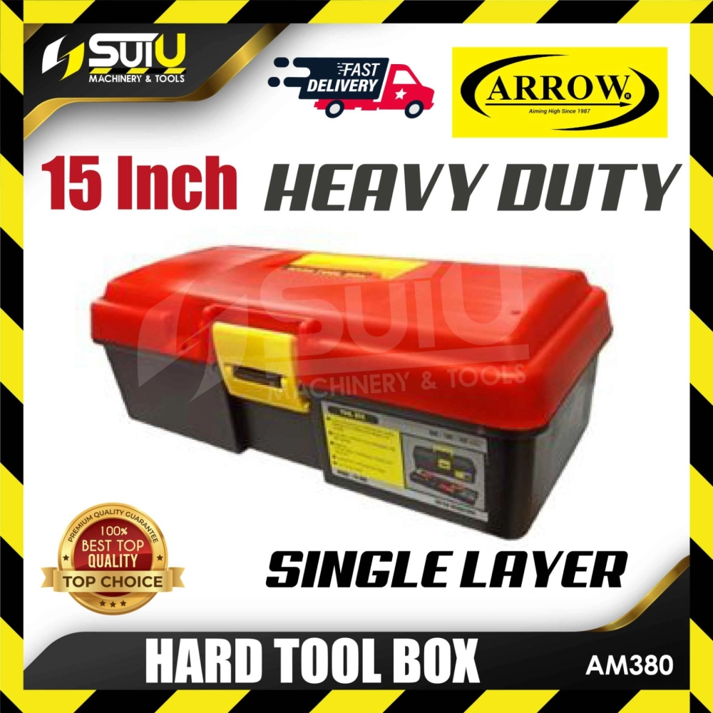 ARROW AM380 Hard Tool Box 15" Single Layer