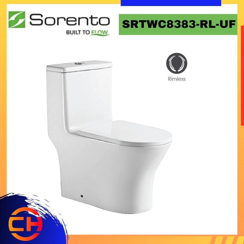 SORENTO ONE PIECE WATER CLOSETS SRTWC8383 - RL - UF 